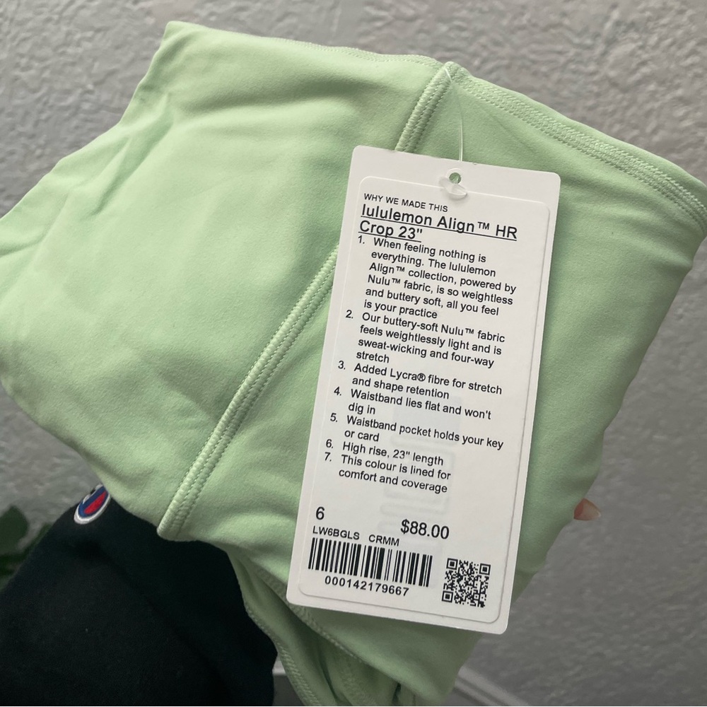 lululemon Align High Rise Crop 23”